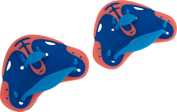 Лопатки для плавания Speedo Biofuse Finger (Оранжевый/Синий; one size)